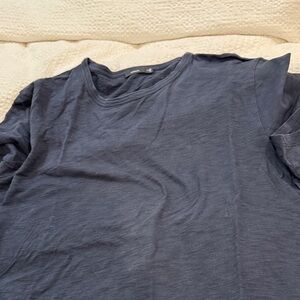 Vince Navy Blue Short Sleeve Tee